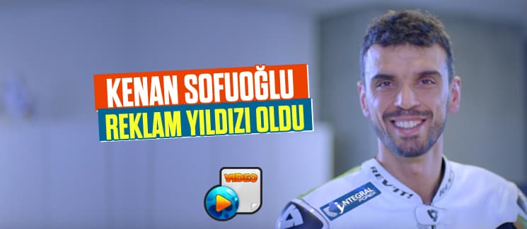 Kenan Sofuoğlu, reklam filminde oynadı