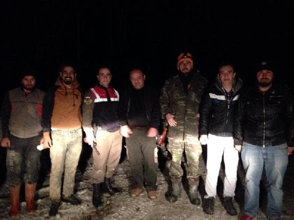 Ormanda 5 saat boyunca mahsur kaldılar