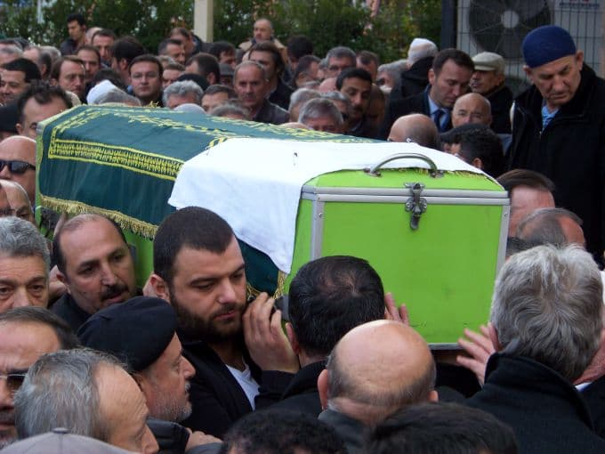 Başkan Delen, son yolculuğuna uğurlandı