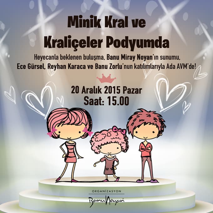 Minik güzeller Ada AVM'de podyumu sallayacak!