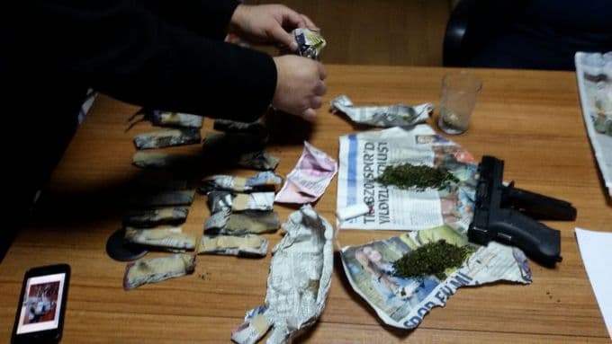 İş yerine uyuşturucu operasyonu