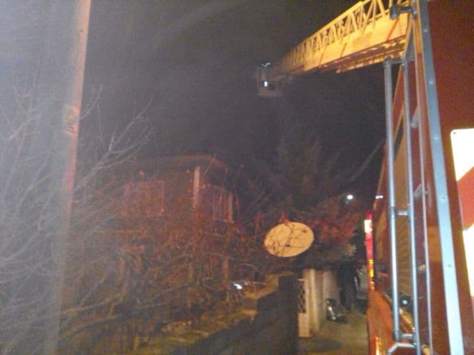 İki katlı ev küle döndü