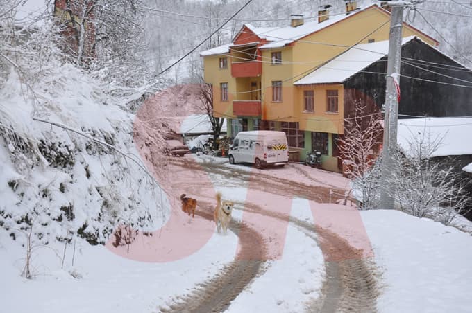 Şehir merkezine ilk kar düştü