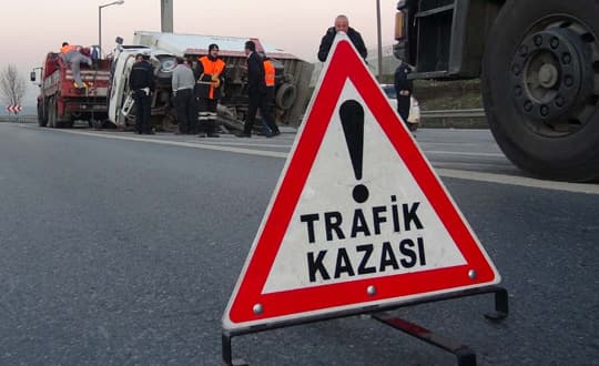 Karı-koca bu kazada yaralandı