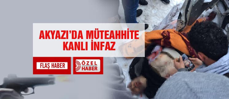 Müteahhite kanlı infaz