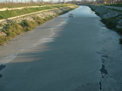 Çark Deresi'nde Kirlilik