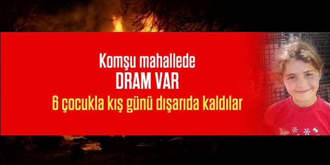 6 çocukla dışarıda kaldılar