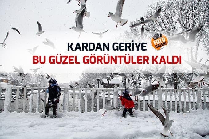 Kar bu güzellikleri bırakarak gitti