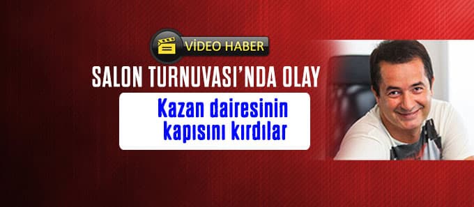 Salon Turnuvası'nda olay