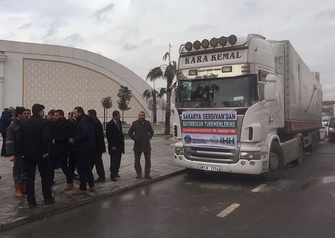 Sakarya'dan 99. Yardım Tır'ı gönderildi