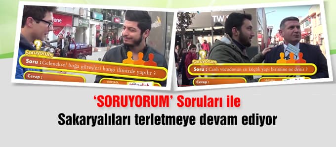 'Soruyorum' soruları ile terletmeye devam ediyor