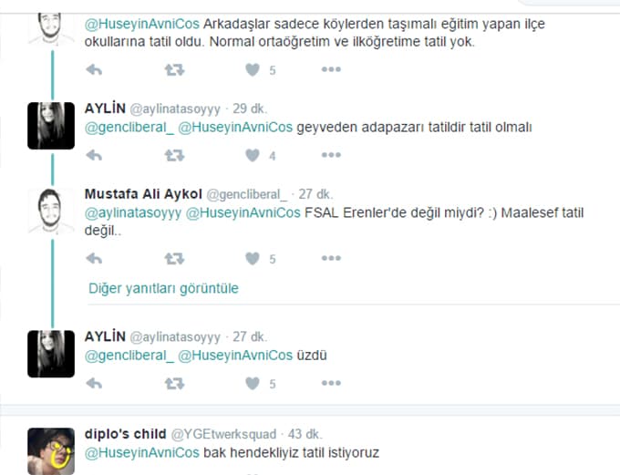 Taşımalı eğitime kar tatili