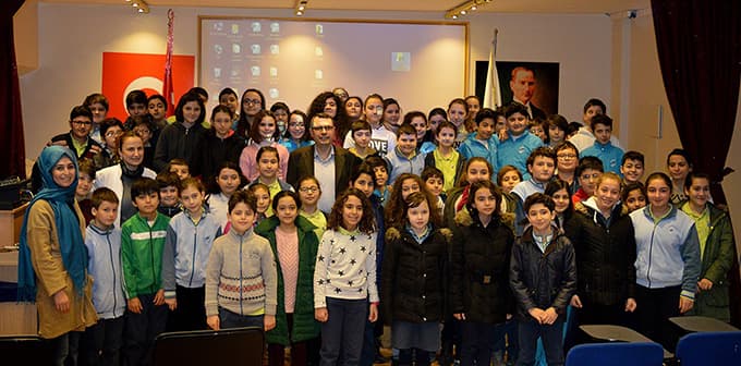 Öğrencilere çevre semineri 