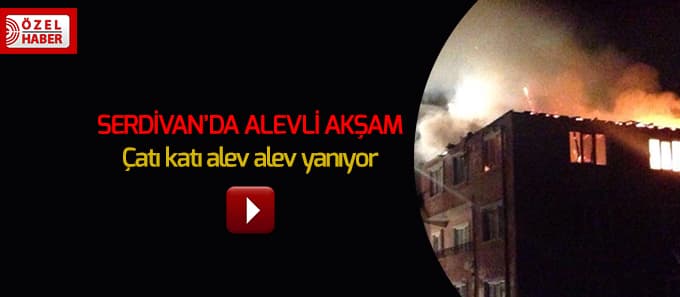 Serdivan'da alevli akşam