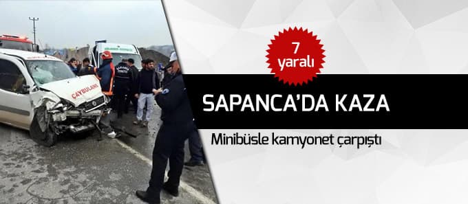 Sapanca'da kaza 7 yaralı