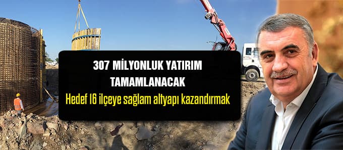 Başkan Toçoğlu; "307 Milyonluk yatırım tamamlanacak"