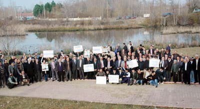 Acarlar Longozu'nda Termik Santral Eylemi