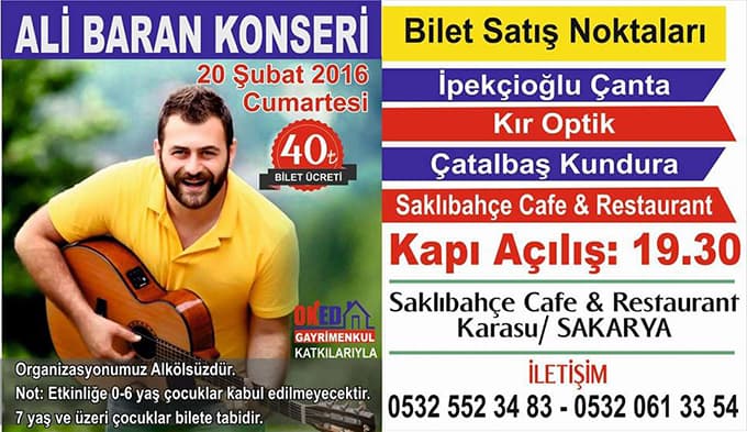 Ali Baran Karasu'ya geliyor