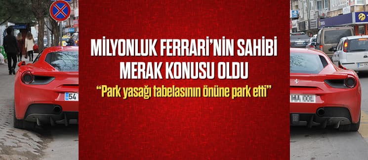 Park yasağı olan yere park etti