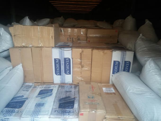 184 Bin paket kaçak sigara ele geçirildi