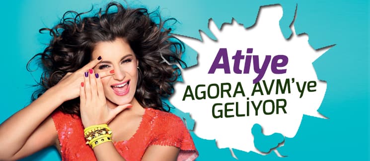 Atiye, Agora AVM'de mini konser verecek