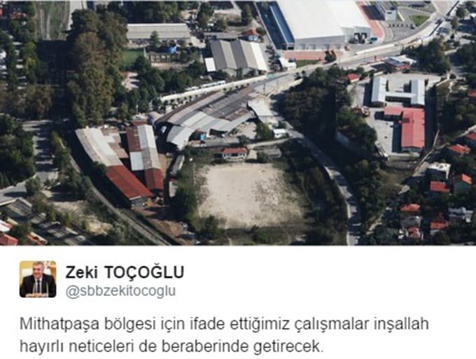 "Mithatpaşa'daki dönüşüm bereketiyle gelecek"