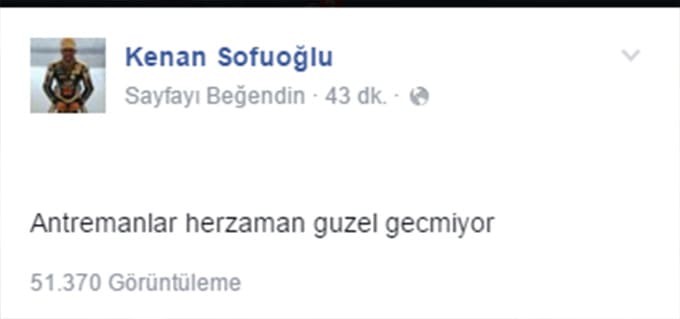 Sofuoğlu korkuttu