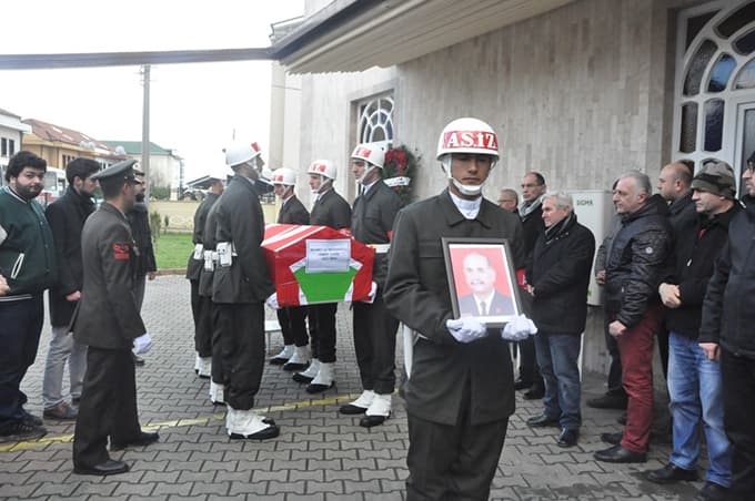 63 yaşındaki Kıbrıs Gazisi törenle son yolculuğuna uğurlandı
