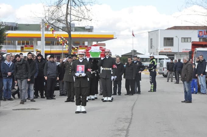 63 yaşındaki Kıbrıs Gazisi törenle son yolculuğuna uğurlandı