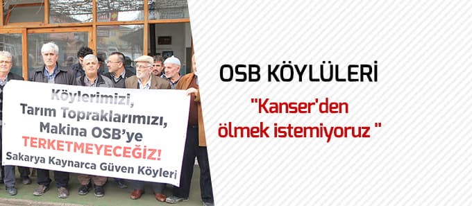 Kaynarca'da OSB protestosu