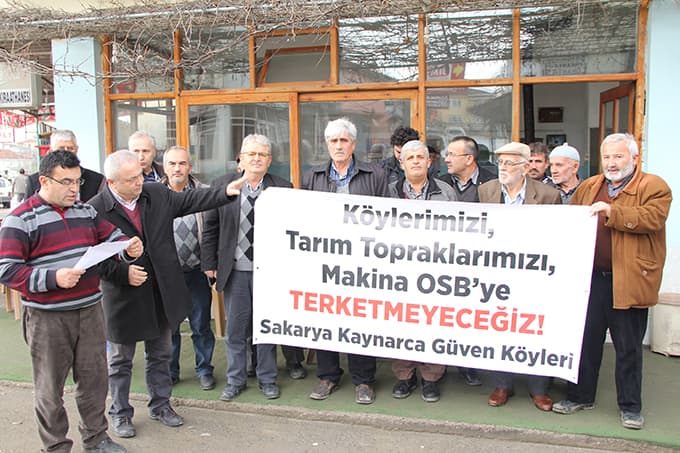 Kaynarca'da OSB protestosu