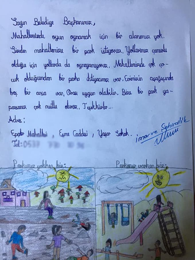 Başkan Amcaları minikleri kırmadı