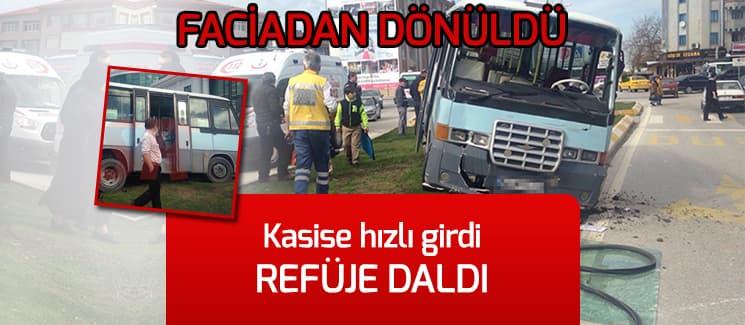 Kasise hızlı girince olanlar oldu