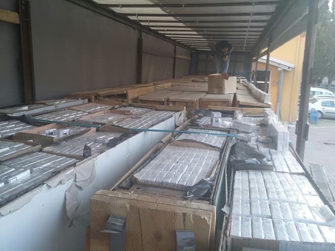 600 bin liralık kaçak sigara operasyonu