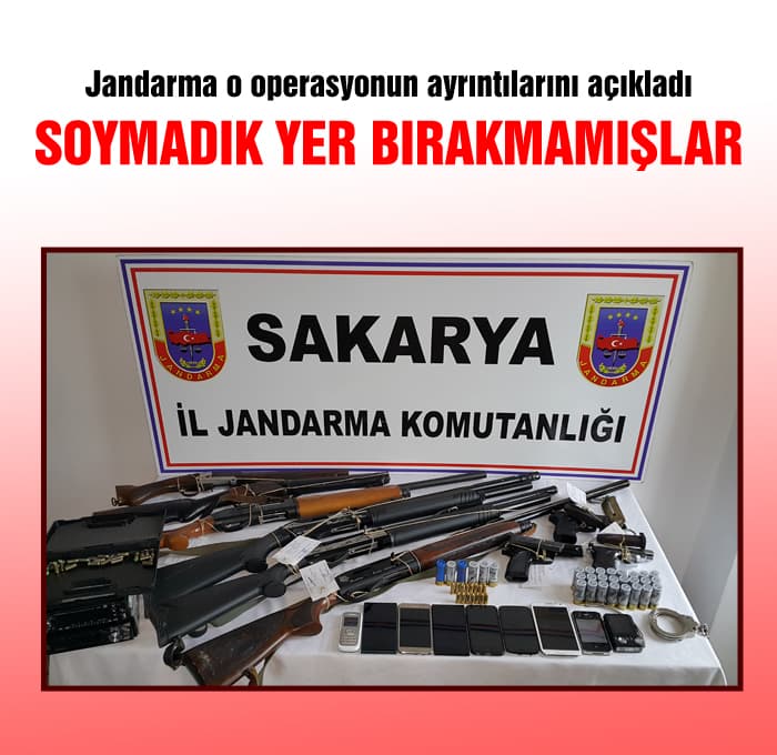 Jandarma o operasyonun ayrıntılarını açıkladı