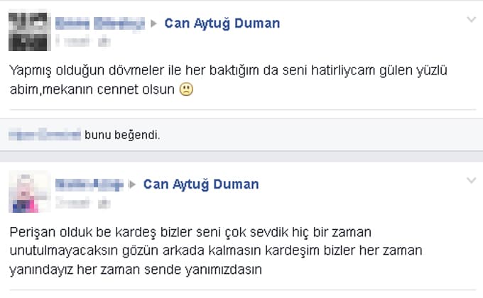 Can Aytuğ'a arkadaşlarından duygusal veda
