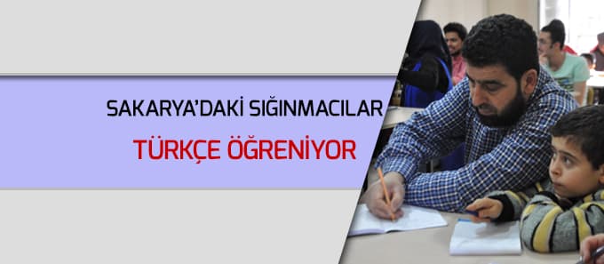 Sığınmacılar Türkçe öğreniyor