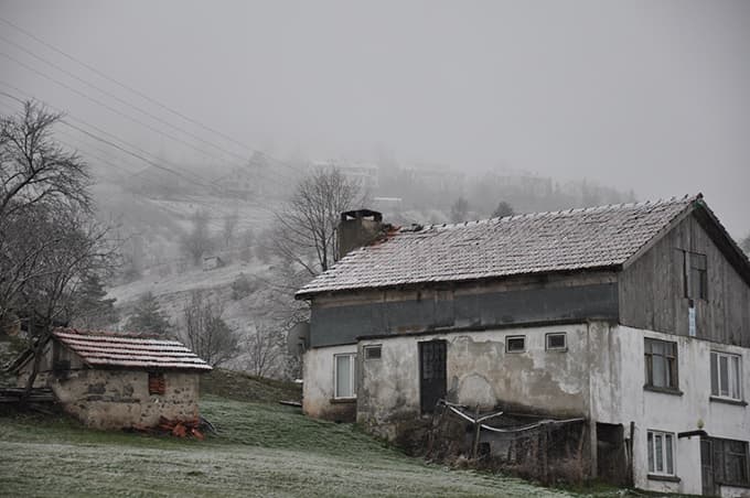 Zirvede kar başladı