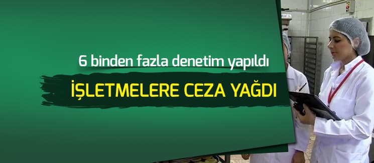 İşletmelere ceza yağdı