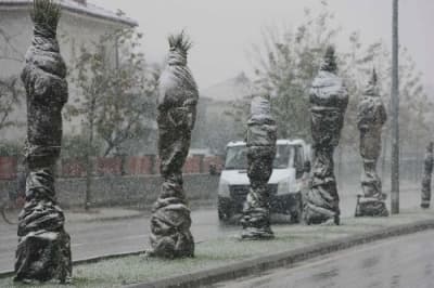 Sakarya'ya Kış Mevsiminin İlk Karı Yağdı