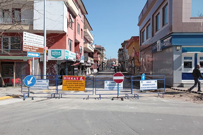 Şal Sokak yenileme çalışmaları başladı