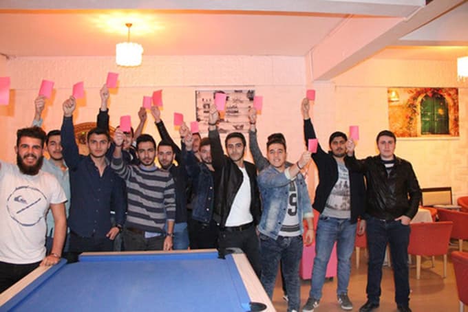 Üniversiteli öğrencilerden Salih Dursun'a destek