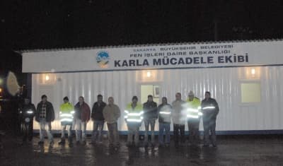 Büyükşehir Kar Mesaisi Tutuyor