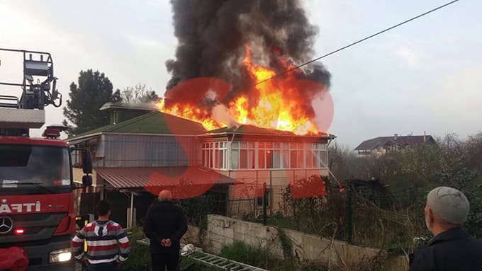 Ev alev alev yandı