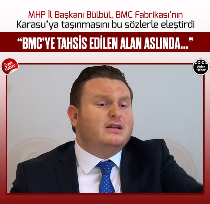 MHP İl Başkanı Levent Bülbül, "Bu anarşinin başlangıcıdır"