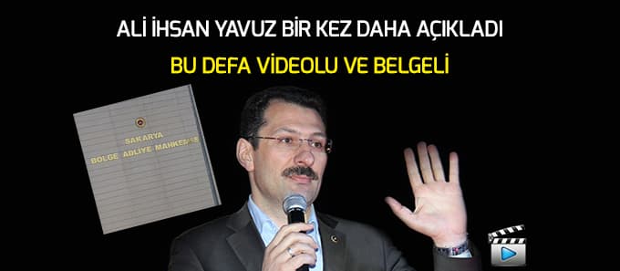 Ali İhsan Yavuz,  bir kez daha açıkladı
