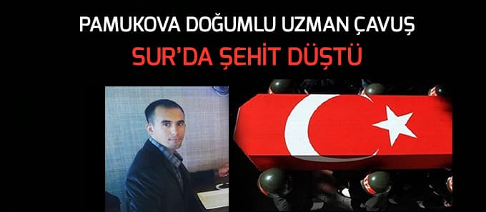 Pamukova doğumlu Uzman Çavuş Şehit oldu