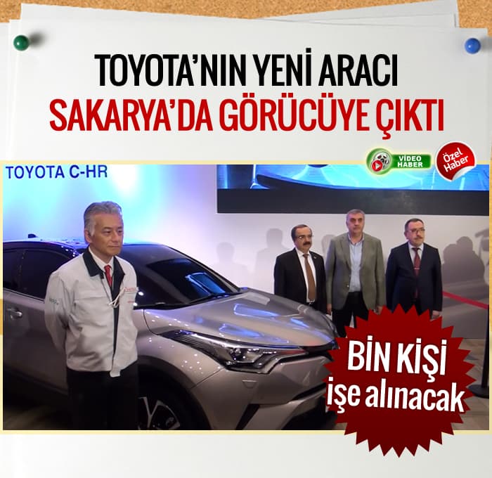 Toyota'nın yeni aracı Sakarya'da görücüye çıktı