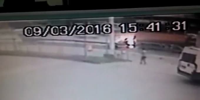 Korkunç kazanın güvenlik kamera görüntüleri ortaya çıktı
