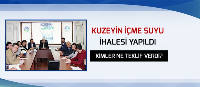 Kuzeyin İçmesuyu ihalesi yapıldı